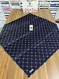 '' LACİVERT'' ARMİNE SURA İPEK ÖZEL NOSTALJİ SERİSİ 8555 15