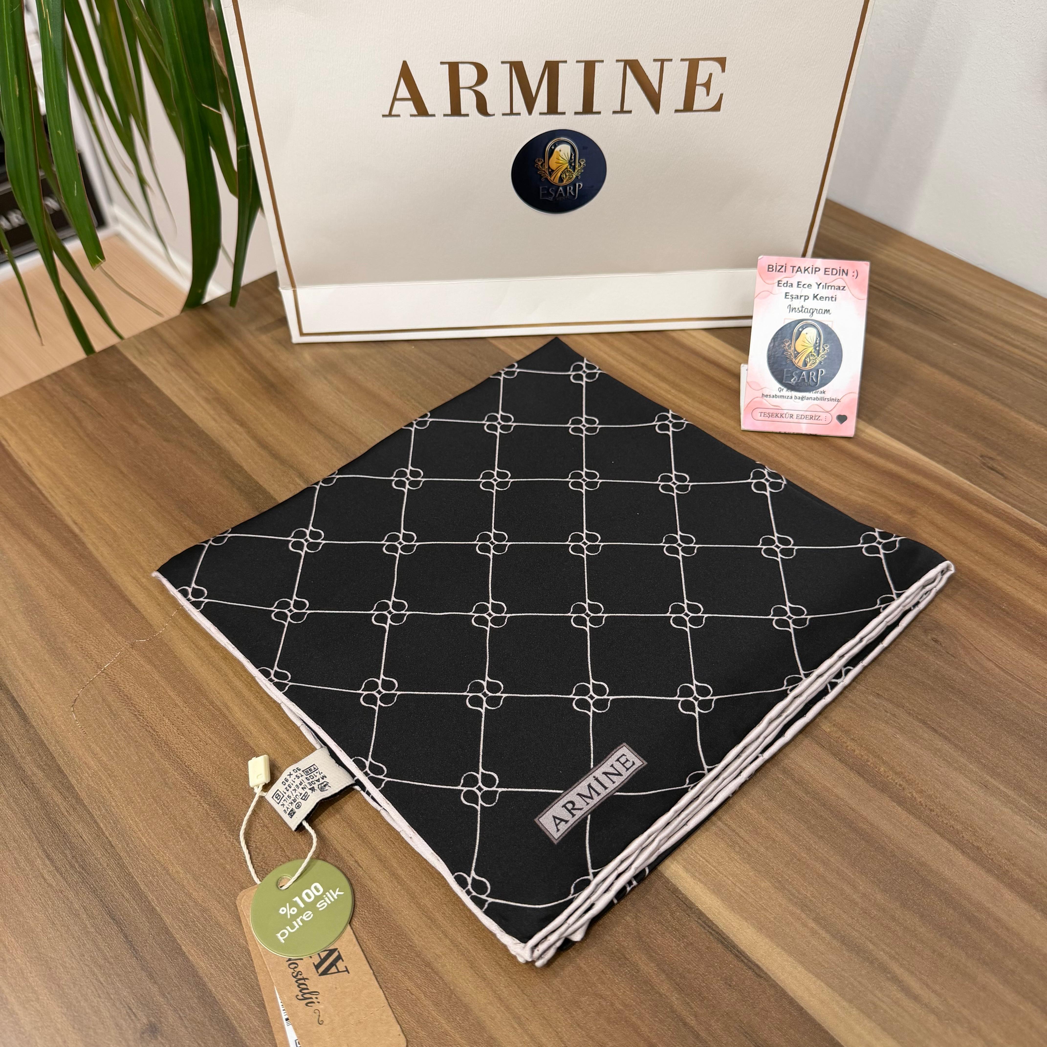 ARMİNE SURA İPEK ÖZEL ÜRETİM NOSTALJİ SERİSİ 8555 14