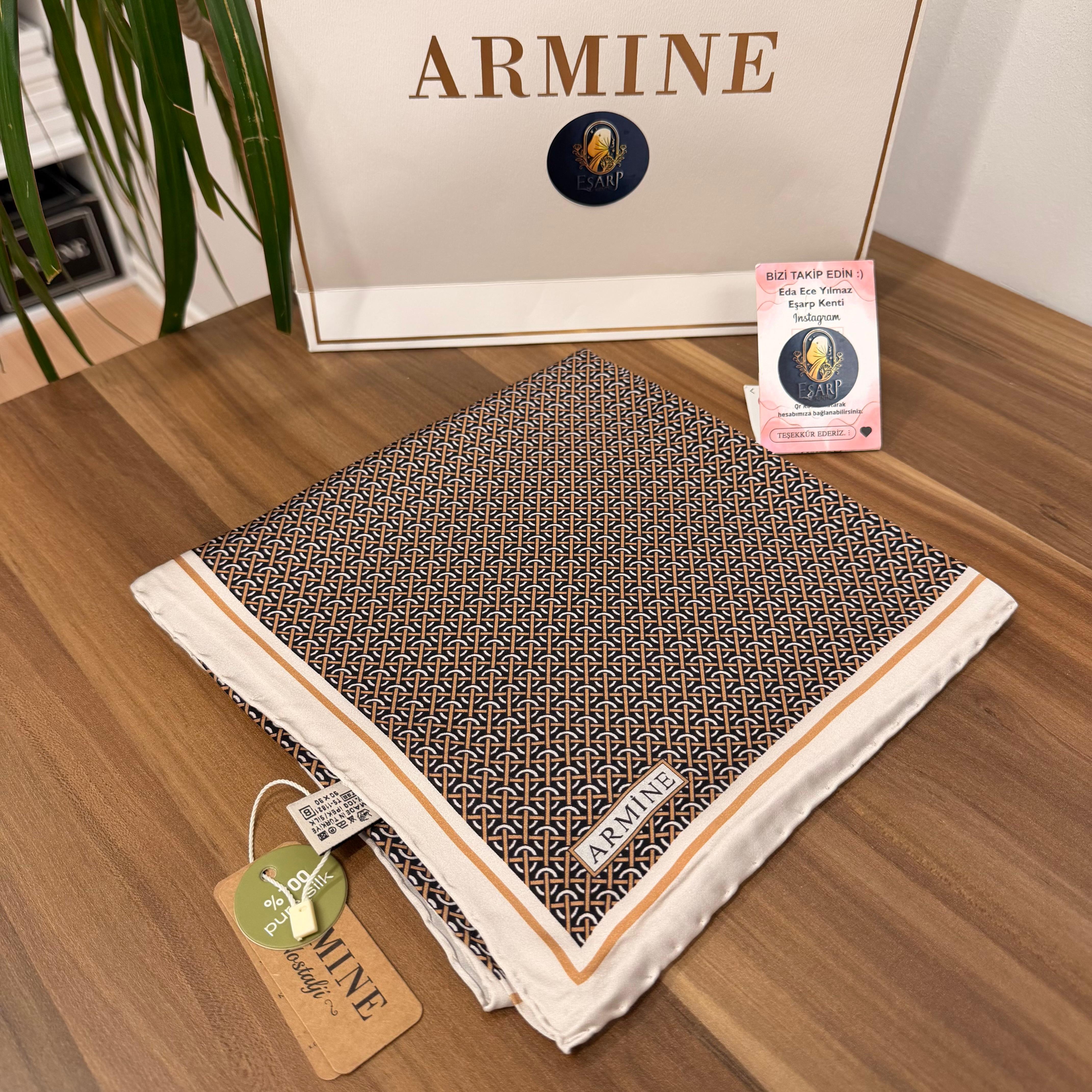 ARMİNE SURA İPEK ÖZEL ÜRETİM NOSTALJİ SERİSİ 8733 03