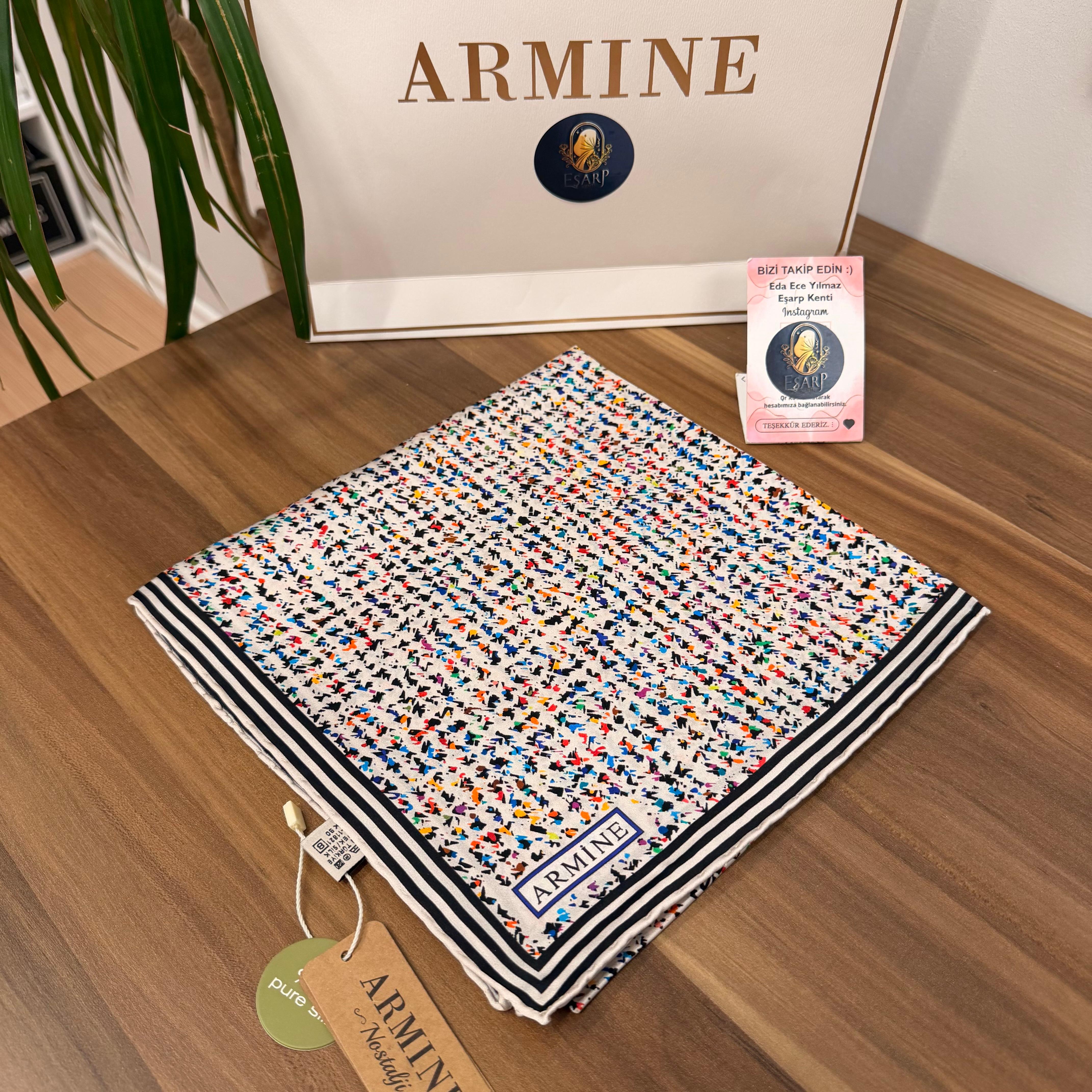 ARMİNE SURA İPEK ÖZEL ÜRETİM NOSTALJİ SERİSİ 9013 04