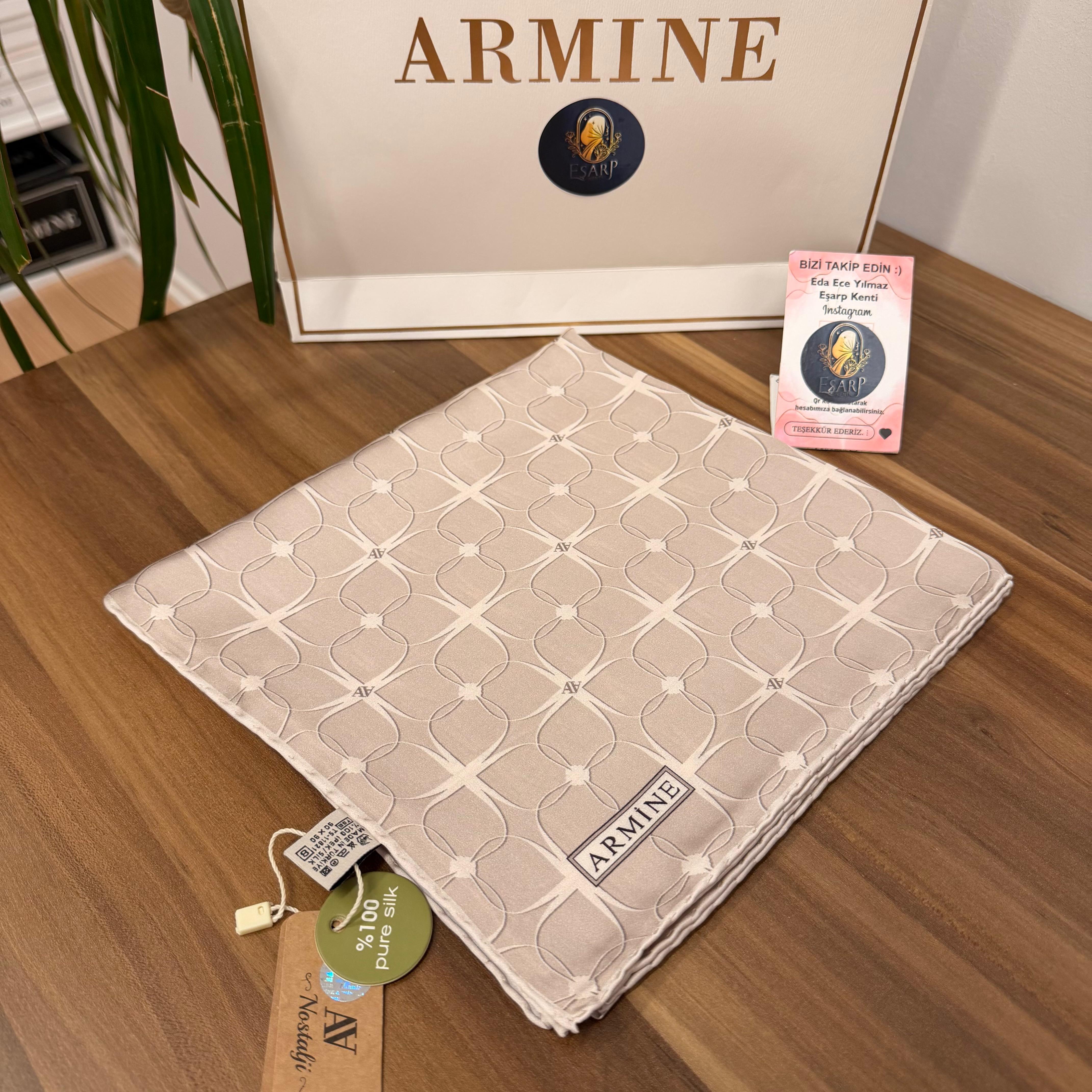 ARMİNE SURA İPEK ÖZEL ÜRETİM NOSTALJİ SERİSİ 9207 01