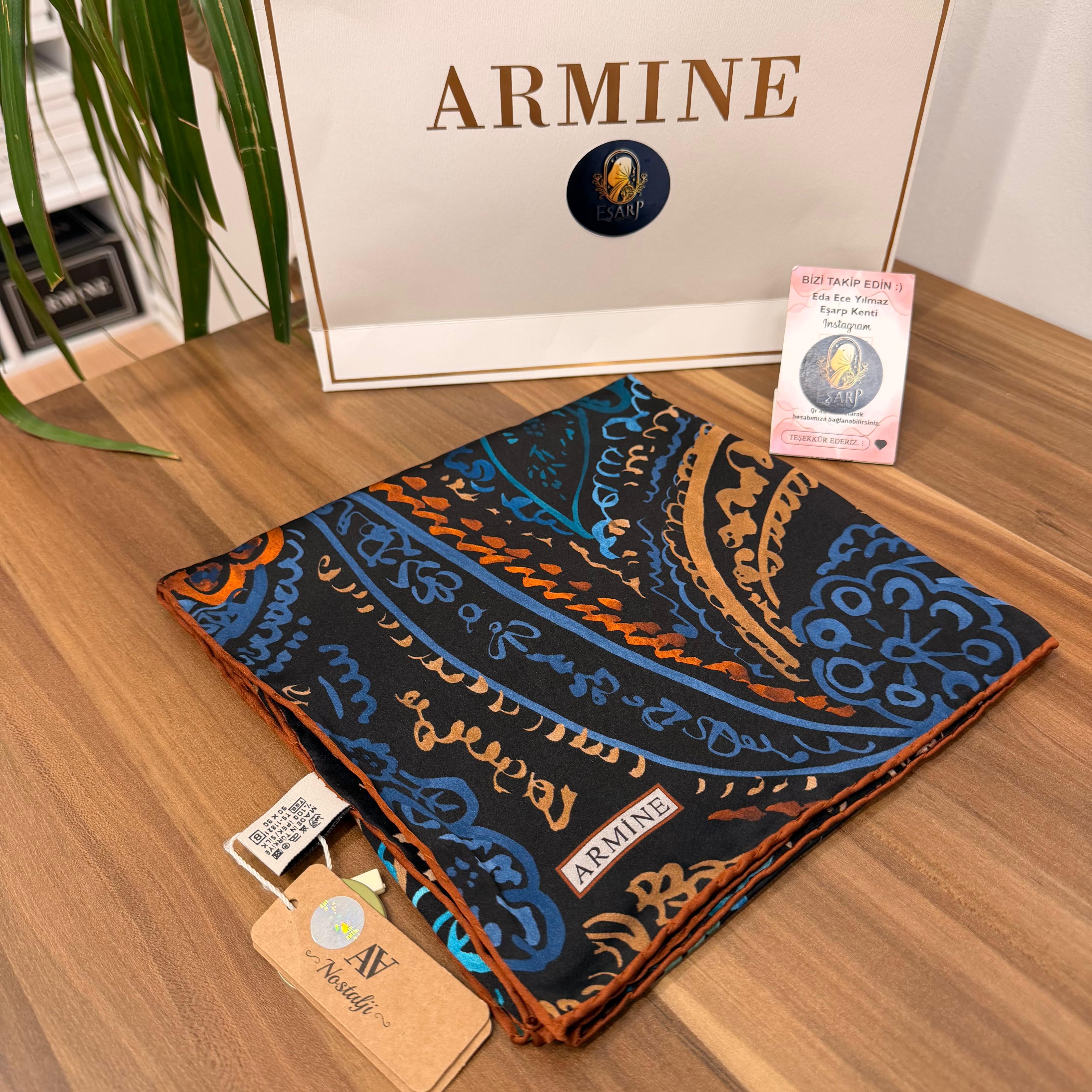 ARMİNE SURA İPEK ÖZEL ÜRETİM NOSTALJİ SERİSİ 9037 53