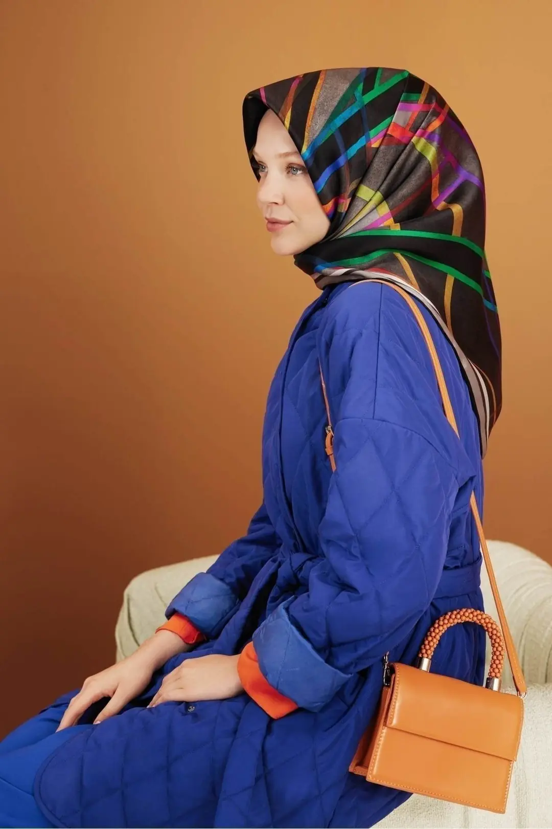 ARMİNE SURA İPEK ÖZEL ÜRETİM NOSTALJİ SERİSi 8843 07