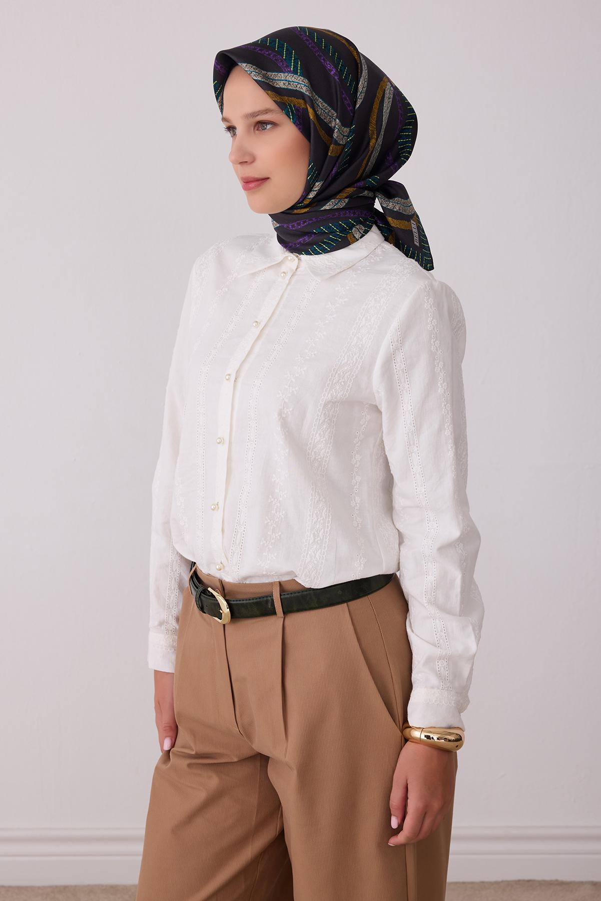 BELLİ TWİL İPEK EŞARP 2026/'27 SONBAHAR&KIŞ 4424 80