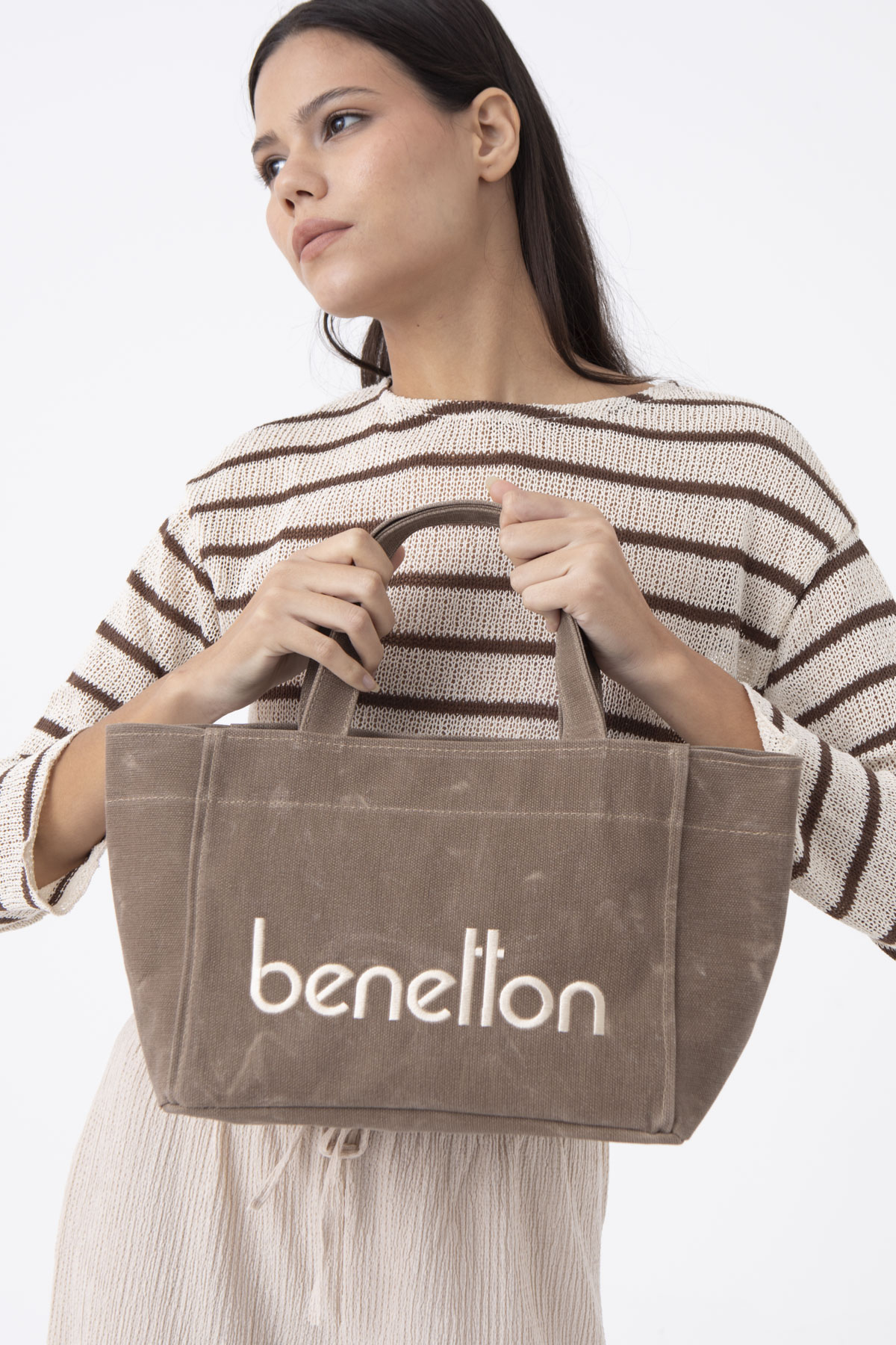 BENETTON ÇANTA AÇIK KAHVE TAŞ KOD: BNT 1102